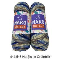İH6274 - 280 gr. (2 Adet) Nako outlet uzun sarım  İhraç Fazlası İp