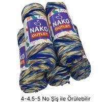 İH6290 - 730 gr. (5 Adet) Uzun sarım batik Nako outlet İhraç Fazlası İp