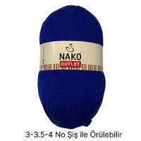 İH6295 - 500 gr. (1 Adet) Nako outlet  tombik çile İhraç Fazlası İp