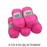 İH6314 - 544 gr. (5 Adet) Nako outlet yumuşak doku İhraç Fazlası İp