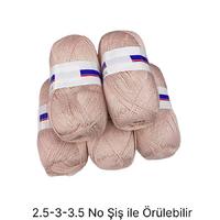 İH6318 - 500 gr. (5 Adet) İnce antipilling ihraç ten rengi İhraç Fazlası İp