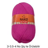 İH6319 - 350 gr. (1 Adet) Nako outlet  tombik çile İhraç Fazlası İp