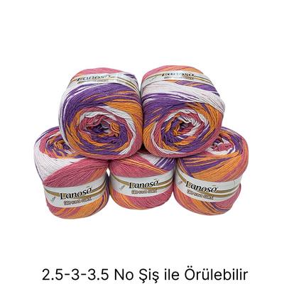 İH6325 - 1000gr. (5 Adet) Cotton pamuk Lanoso armoni cake İhraç Fazlası İp