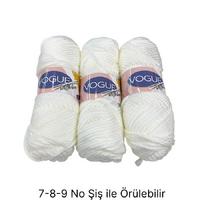İH6327 - 420 gr. (3 Adet) Nako vogue yumuşak doku İhraç Fazlası İp