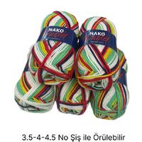 İH6339 - 630gr. (5 Adet) Nako outlet batik İhraç Fazlası İp
