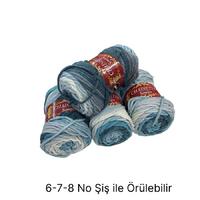 İH6353- 420 gr. (4 Adet) Batik İhraç Fazlası İp