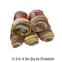 İH6356 - 400 gr. (5 Adet) Antipilling batik İhraç Fazlası İp