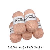 İH6365 - 500 gr. (5 Adet) Premıum soft akrilik İhraç Fazlası İp