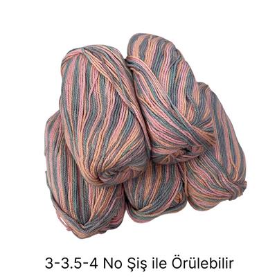 İH6367 - 400 gr. (5 Adet) Yuuşak doku batik İhraç Fazlası İp