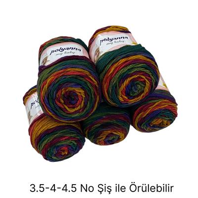 İH6375 - 480 gr. (5 Adet) Batik İhraç Fazlası İp