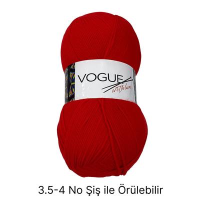 İH6382 - 386 gr. (1 Adet) Nako vogue tombik çile  İhraç Fazlası İp