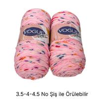 İH6384 - 640 gr. (2 Adet) Nako vogue büyük çile İhraç Fazlası İp