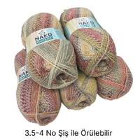 İH6389  - 590 gr. (5 Adet) Nako outlet yünlü moher İhraç Fazlası İp