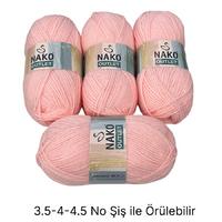 İH6391 - 416 gr. (4 Adet) Nako outlet yumuşak doku İhraç Fazlası İp