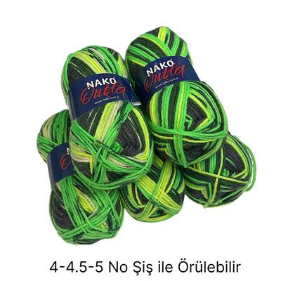 İH6398 - 556 gr. (5 Adet) % 75 yün batik İhraç Fazlası İp