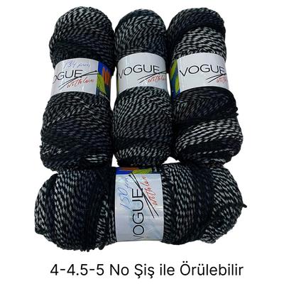 İH6399- 548 gr. (4 Adet) Nako vogue uzun sarım batik İhraç Fazlası İp