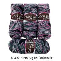 İH6400 - 496 gr. (4 Adet) Nako vogue uzun sarım batik İhraç Fazlası İp