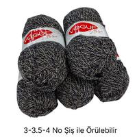 İH6414 - 434 gr. (5 Adet) Nako vogue yünlü Yumuşak Doku İhraç Fazlası İp