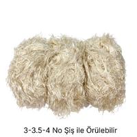 İH6415 - 226 gr. (3 Adet) Yumoş krem rengi İhraç Fazlası İp