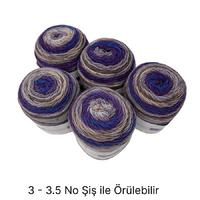 İH6434 - 494 gr. (5 Adet) Antipilling batik İhraç Fazlası İp