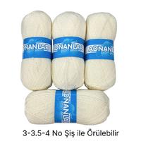 İH6450 - 566 gr. (4 Adet) Moher krem İhraç Fazlası İp