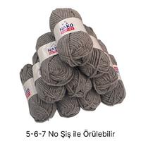 İH6461 - 515 gr. (10 Adet) Nako outlet yumuşak doku İhraç Fazlası İp