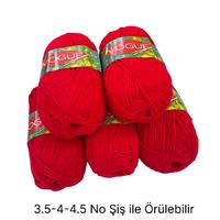 İH6465 - 444 gr. (5 Adet) Nako vogue yumuşak doku İhraç Fazlası İp