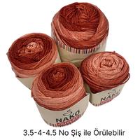 İH6490 - 754 gr. (4 Adet) Nako outlet batik kek ip Fazlası İp