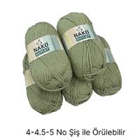 İH6496 - 666 gr. (5 Adet) Nako outlet antipilling gri Fazlası İp
