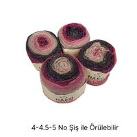 İH6539 - 564 gr. (4 Adet) Nako outlet vals tarzı yumuşak doku ihraç Fazlası İp