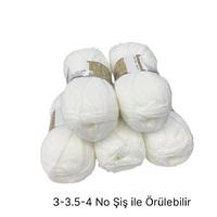 İH6549 - 250 gr. (5 Adet) Beyaz  İhraç Fazlası İp