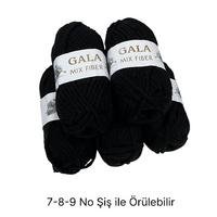 İH6575 - 550 gr. (5 Adet) Spagetti kalınlık yumuşak doku siyah İhraç Fazlası İp