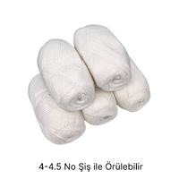 İH6581 - 500 gr. (5 Adet)Yumuşak doku beyaz  İhraç Fazlası İp