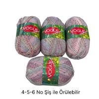 İH6598- 770 gr. (4 Adet) Nako vogue yumuşak doku  İhraç Fazlası İp