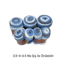 İH6606 - 440 gr. (5 Adet) Antipilling batik İhraç Fazlası İp