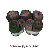 İH6617 - 500 gr. (5 Adet) Maxi kalınlık batik ihraç Fazlası İp