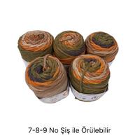 İH6618 - 450 gr. (5 Adet) Maxi kalınlık batik ihraç Fazlası İp
