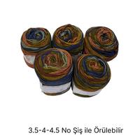 İH6620 - 400 gr. (5 Adet) Antipilling batik ihraç Fazlası İp