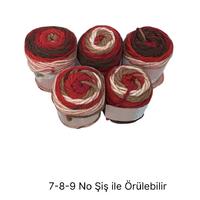 İH6621 - 390 gr. (5 Adet) Maxi kalınlık batik İhraç Fazlası İp