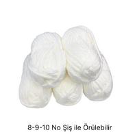 İH6630 - 686 gr. (5 Adet)Yumuşak doku kalın beyaz İhraç Fazlası İp