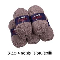 İH6642 - 500gr. (5 Adet) % 25 yün nako outlet İhraç Fazlası İp