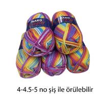 İH6651 -600 gr. (5 Adet) % 100 yün nako outlet İhraç Fazlası İp