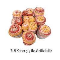 İH6666 - 856 gr. (14 Adet) Maxi kalınlık batik İhraç Fazlası İp