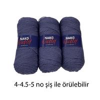 İH6683 - 450 gr. (3 Adet) Nako outlet uzun sarım İhraç Fazlası İp