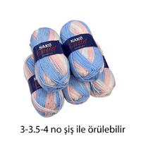 İH6685 - 546 gr. (5 Adet) Nako outlet batik İhraç Fazlası İp