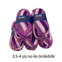 İH6690 - 550 gr. (5 Adet) Nako outlet batik İhraç Fazlası İp