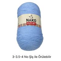 İH6696 - 526  gr. (1 Adet) Nako outlet büyük çile İhraç Fazlası İp