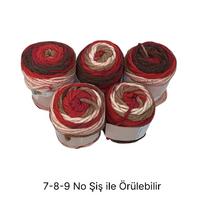 İH6710 - 450 gr. (5 Adet) Maxi kalınlık batik ihraç Fazlası İp