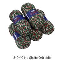 İH6713 - 714 gr. (5 Adet) Spagetti hafif simli Nako outlet İhraç Fazlası İp