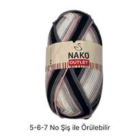İH6716 - 312 gr. (1 Adet) Nako outlet büyük çile İhraç Fazlası İp